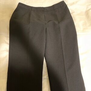 Black with red pinstripe work pants